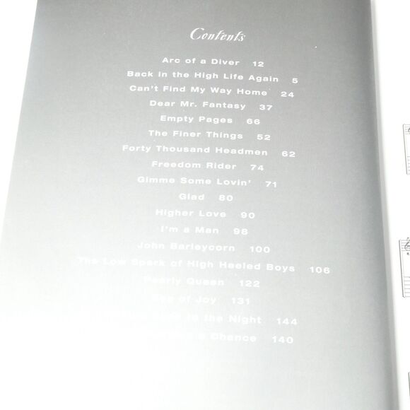 Classic Steve Winwood Guitar Songbook 2001 - Picture 6 of 8